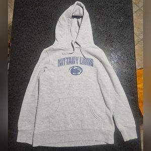 Penn State Nittany Lions Fanatics Hooded Sweatshirt Hoodie Grey Women's Size Med
